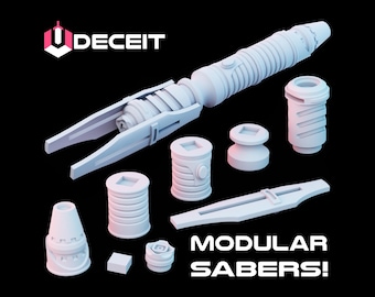 Deceit, A 3D Printable Build-A-Hilt Saber Hilt .STL file
