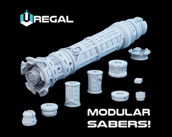 Regal, A 3D Printable Build-A-Hilt Saber Hilt .STL file
