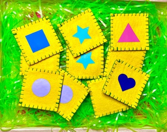 Matching Memory Game Play Set - baby toys, soft, preschool, manipulatives, stuffed, learning, educational, quiet activities for kids
