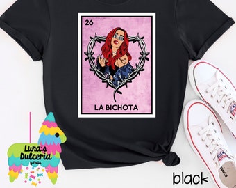 La Bichota Karol G Singer Mexican Loteria Bingo T-Shirt