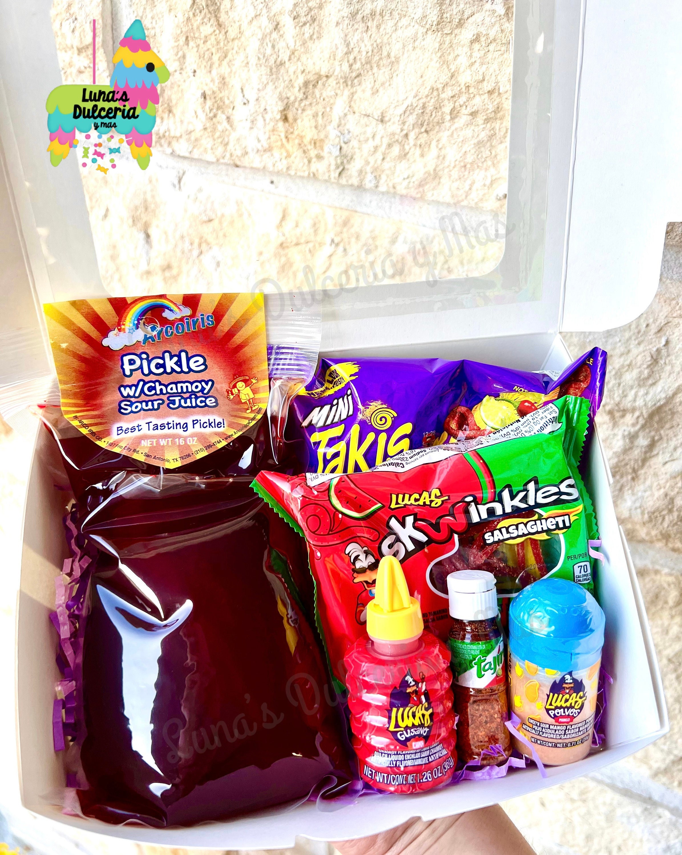 Chamoy Pickle Kit Arcoiris Chamoy Pickle Mexican Candy Snack Etsy