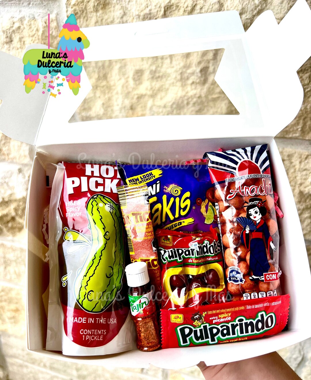 Hot Pickle Kit, Spicy Chamoy Pickle, Mexican Candy Snack Box, Cinco De