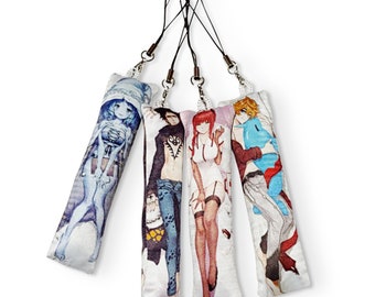 Mini Dakimakura/Body Pillow Keychain/Charm
