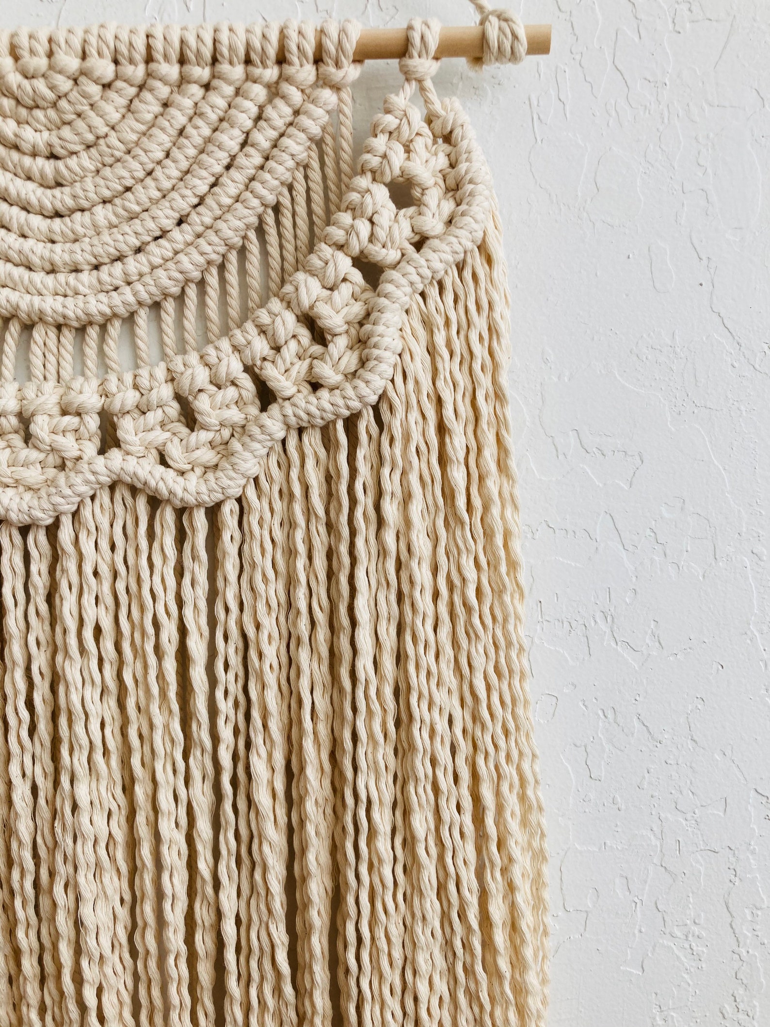 Macrame wall hanging / Minimalistic wall hanging / Wall Etsy