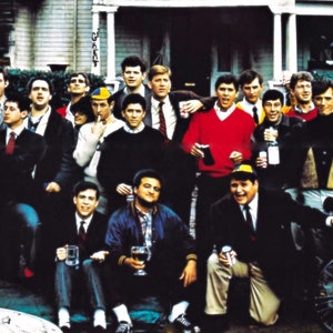 Póster de Animal House: impresión artística de pared de John Belushi de 24" x 36", decoración del hogar, regalo para fanáticos de las películas, póster de películas
