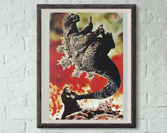 King Kong vs Godzilla -- 11 "x 17" Deluxe Poster Kunstdruck || Kong gegen Godzilla!