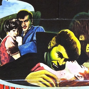El mundo de los vampiros: impresión artística de póster de 11 x 17 pulg. // ¡Vampiros de México se aprovechan de los aldeanos! ¡Impresionante impresión artística de póster!