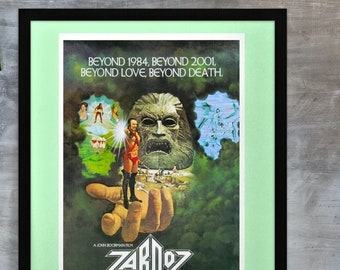 Zardoz -- 11" x 17" Deluxe Poster Art Print || Sean Connery SF Thriller!