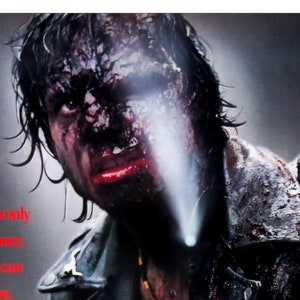 Near Dark - Impresión artística de póster de lujo de 11" x 17" // Vampiros del oeste de los años 80 de Kathryn Bigelow.