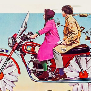 Harold e Maude - Pôster de luxo de 28 cm x 43 cm, presente para fãs de filmes cult, decoração para casa, arte de parede, recordações de filmes antigos, quarto retrô