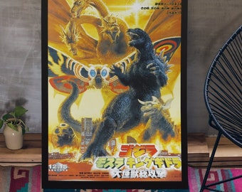 Godzilla, Mothra and King Ghidorah -- 11" x 17" Deluxe Poster Art Print