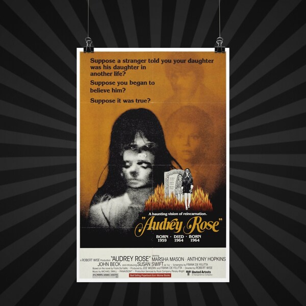 Audrey Rose -- 11" x 17" Deluxe Poster Art Print || Reincarnation Shocker with Anthony Hopkins and Marsha Mason!