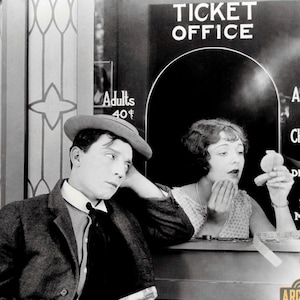 Buster Keaton -- Deluxe 8,5 "x 11" Wand Kunst Druck || Trauriger Sack Stummfilm-Superstar Linke hält wieder das Romantik-Angebot!