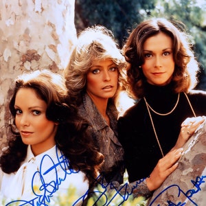 Charlie's Angels: luxe kunstdruk 8,5 x 11 inch || Farrah! Kate! Jaclyn! 'Gesigneerde' afdruk!