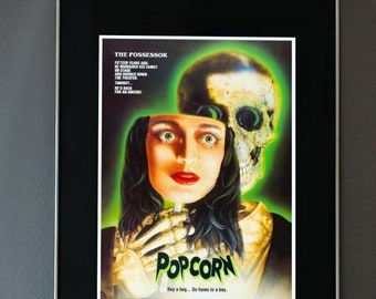 Popcorn -- 11" x 17" Deluxe Poster Wall Art Print || 1980s Horror Cult Fave!