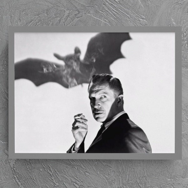 Vincent Price -- 8.5" x 11" Deluxe Art Print || The King of Debonair Horror!