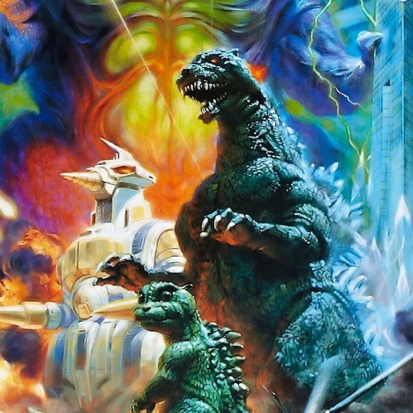 Godzilla Vs Space Godzilla Etsy