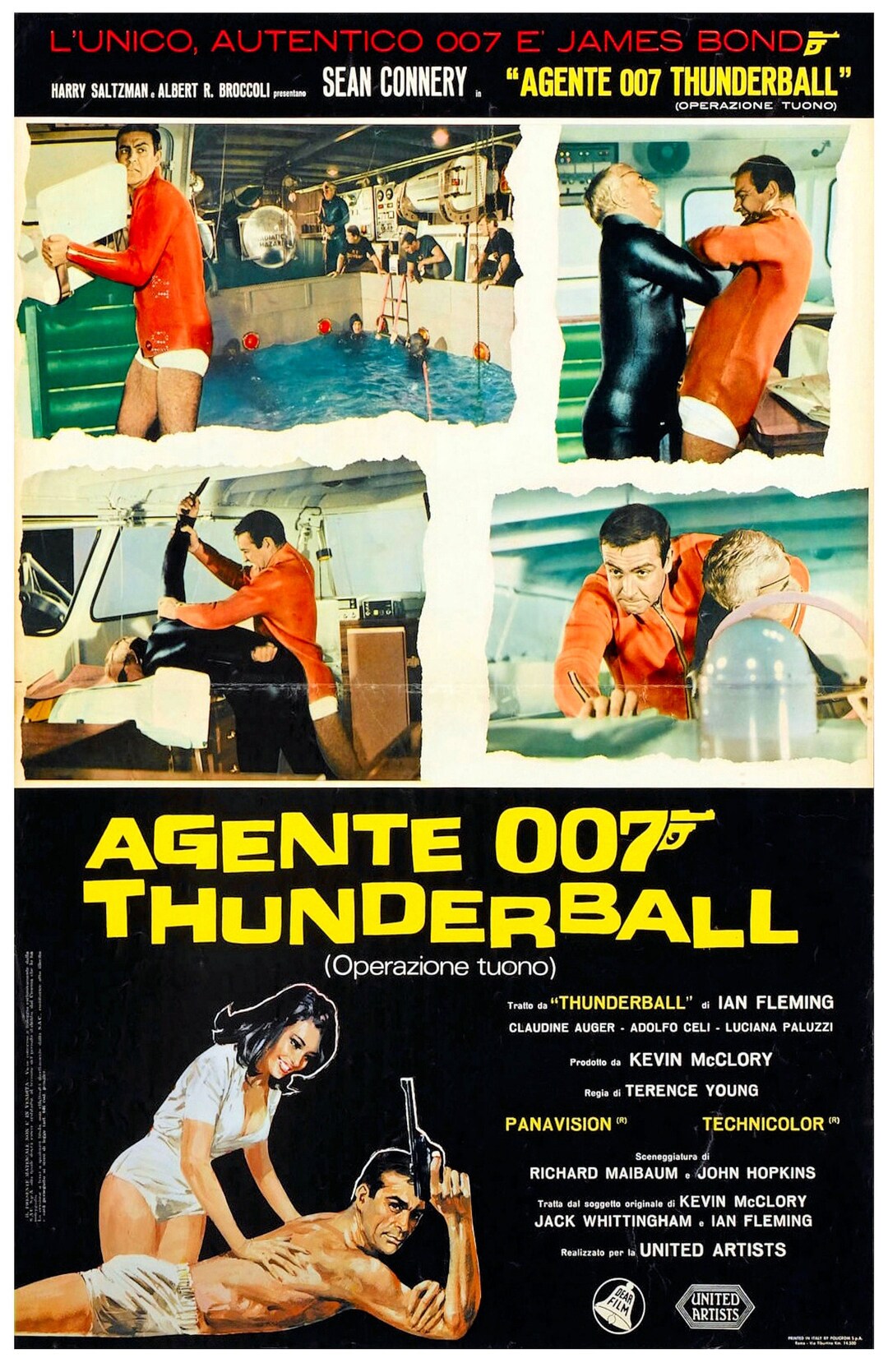 Thunderball 17 X 11 Poster Art Print Sean Etsy