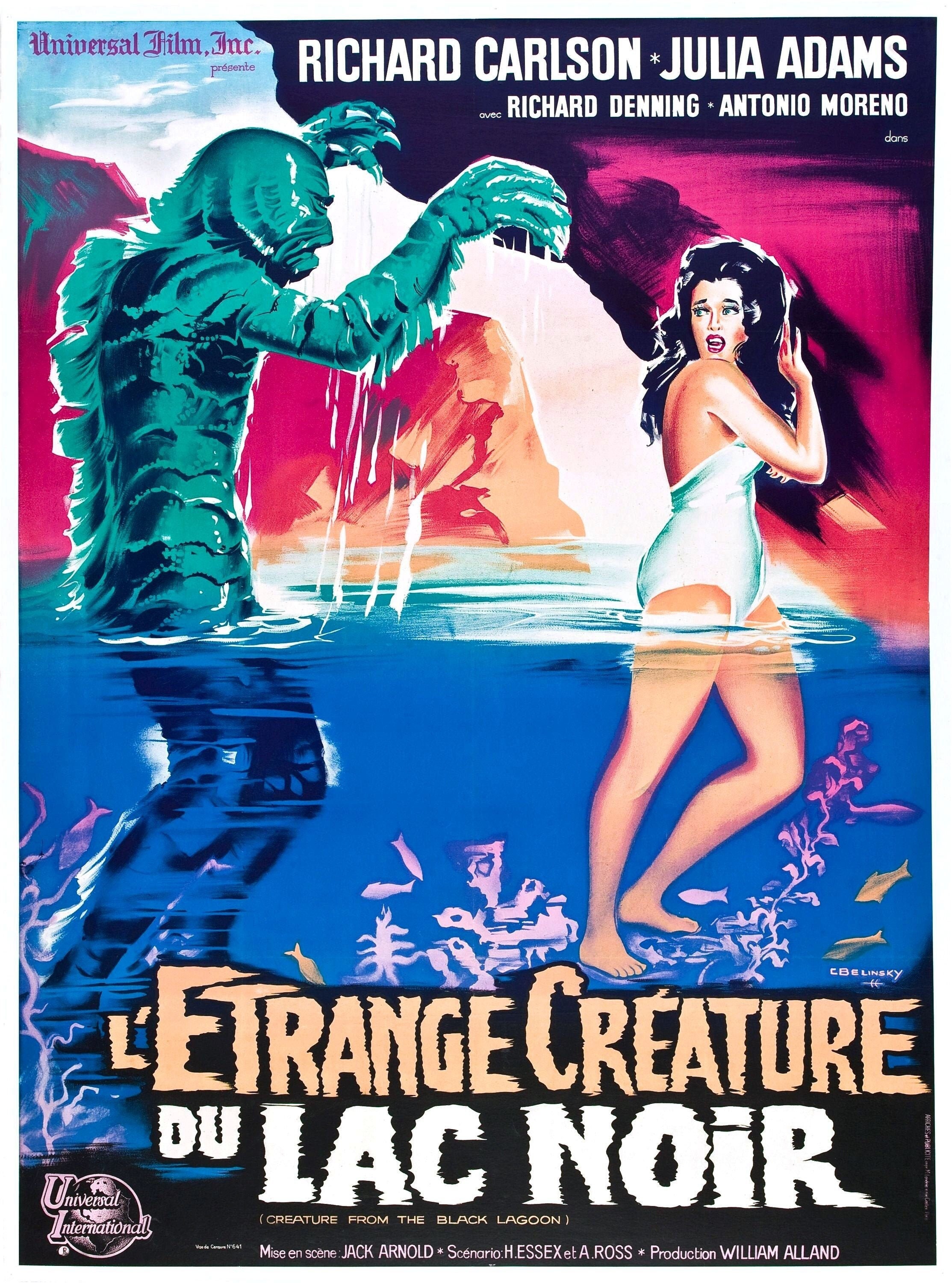 Creature From The Black Lagoon W Free Shipping 11 X Etsy Creature From The Black Lagoon W Free Shipping 11 X Etsy