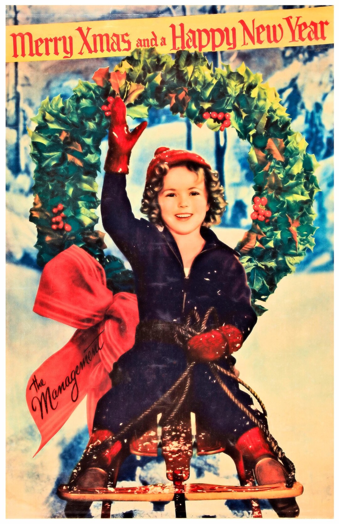 Shirley temple christmas cards