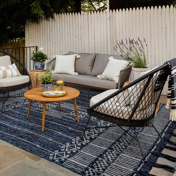 Bohemian Outdoor Rug Etsy