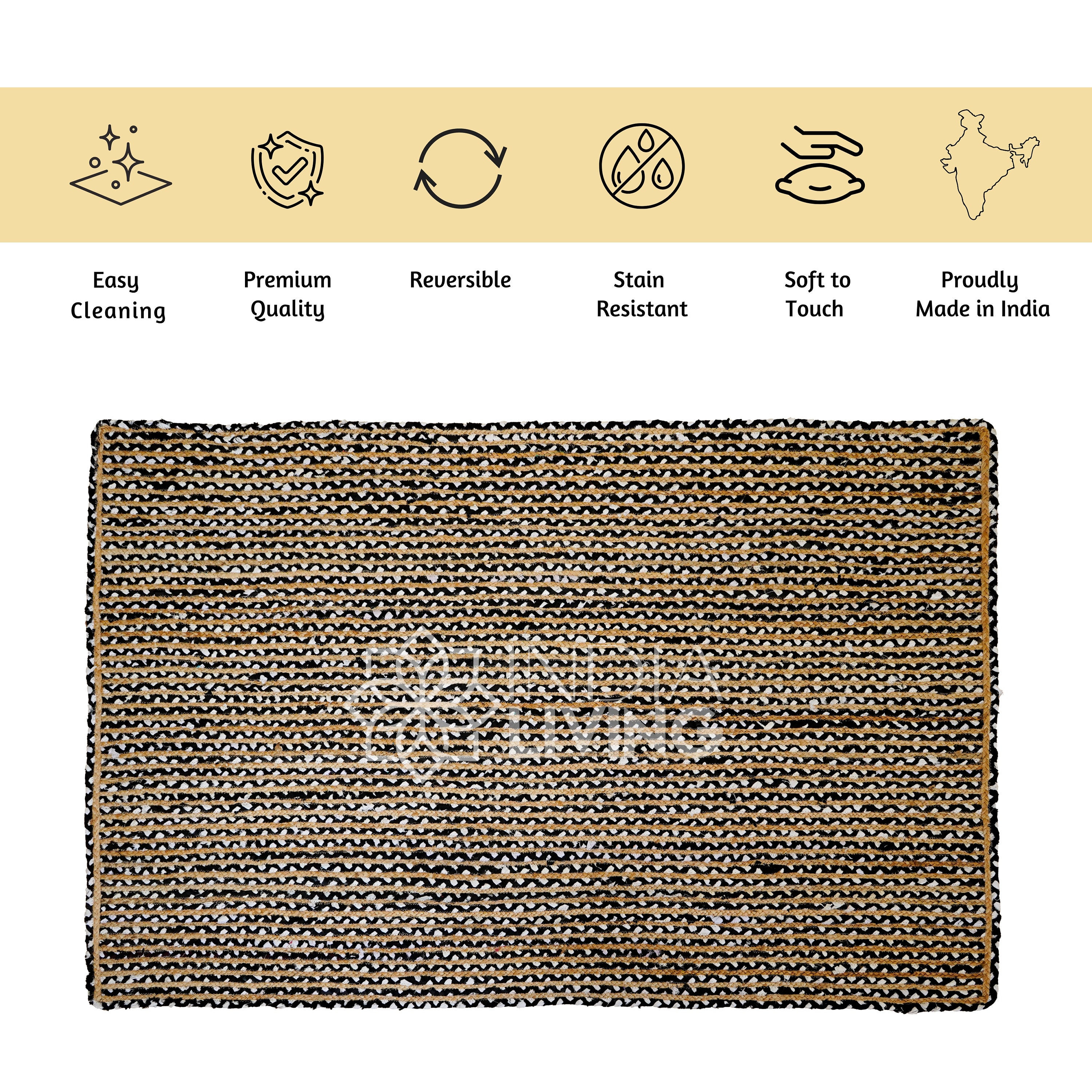 Amazon.com: RAJRANG Multi Color Chindi Rag Rug 4X6 feet Hand