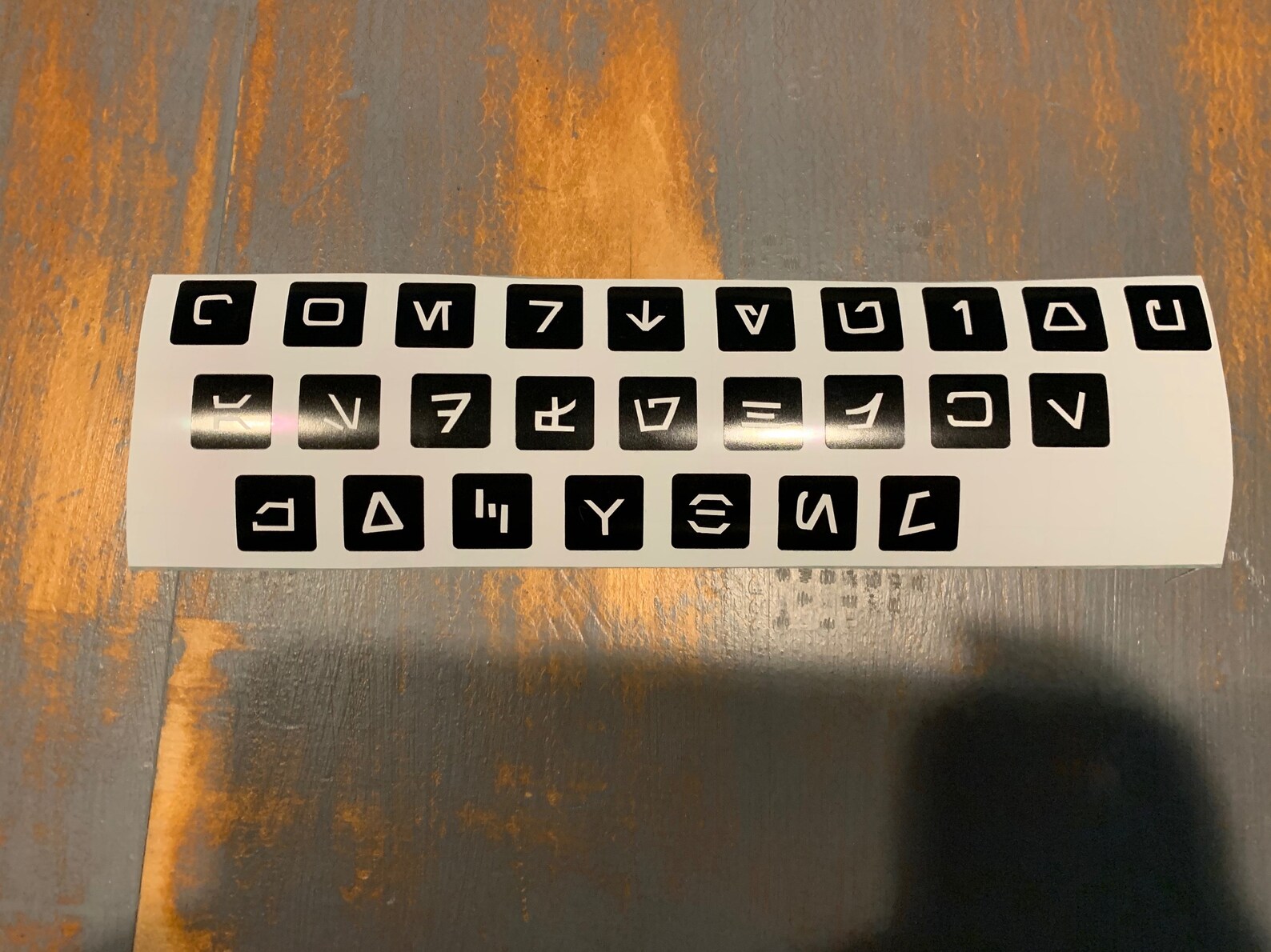 Aurebesh Keyboard Stickers Etsy