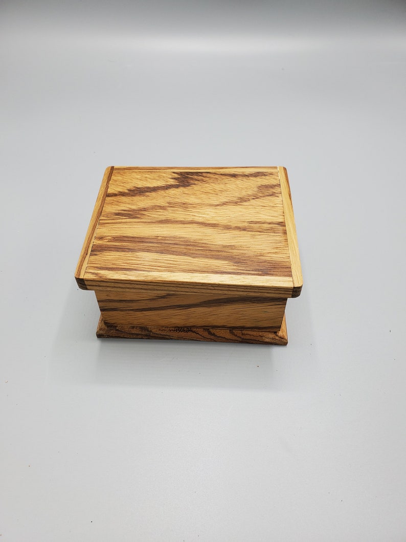 Small Zebra Wood Box Etsy