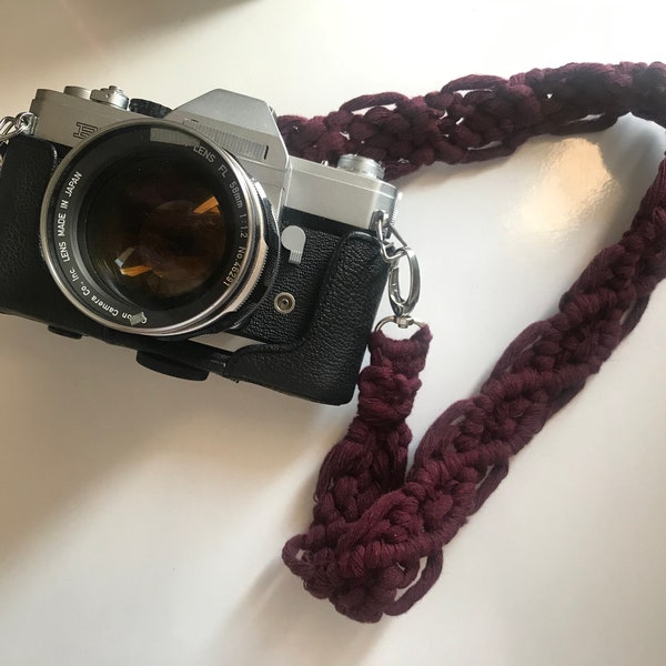 Camera Strap/Macrame Bag Strap/Photographer Gift/Camera Strap DSLR/Kameragurt/Guitar Strap/Bandoulière/Camera Accessories