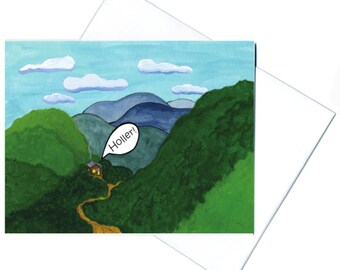 Holler - Greeting Card