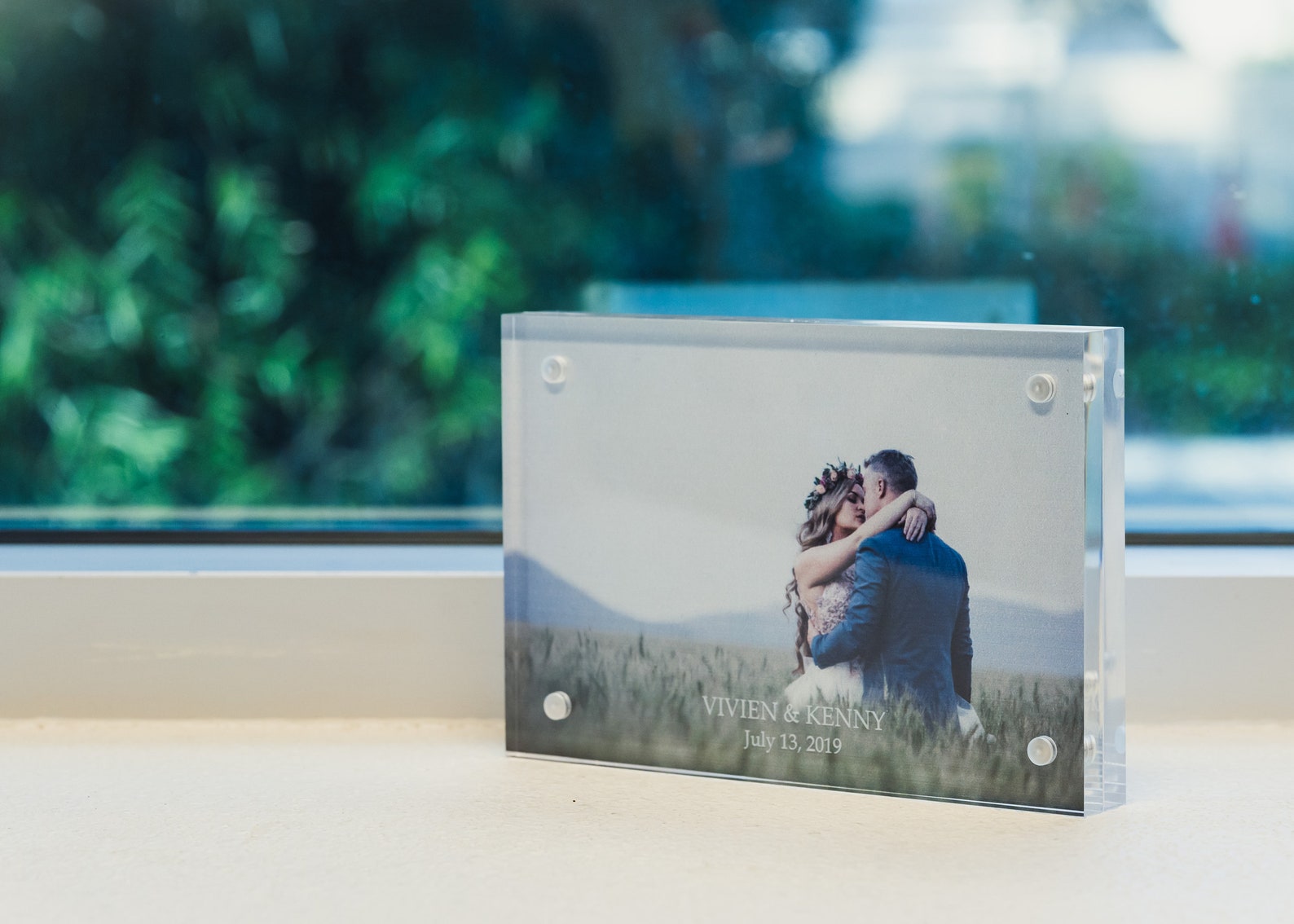 Personalized Engraved Clear Acrylic Photo Frame 4x6 5x7 8x10 Etsy