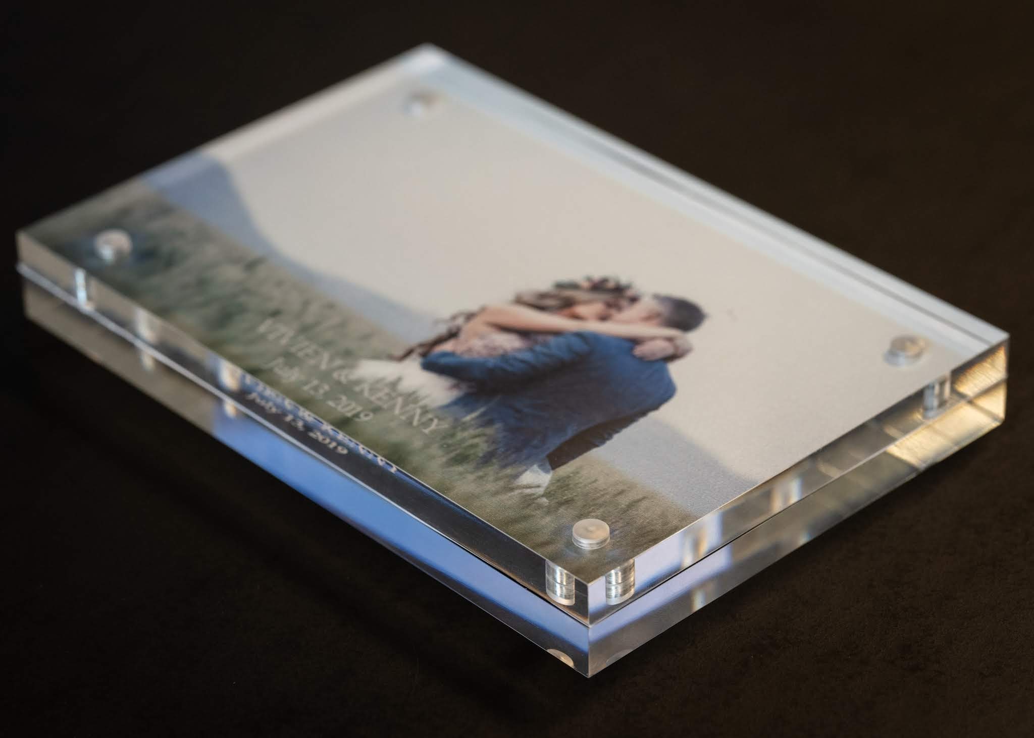 Personalized Engraved Clear Acrylic Custom Photo Frame 4x6 5x7 Etsy