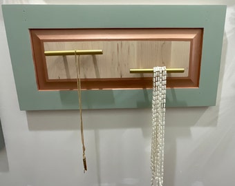 Repurposed Necklace Wall Storage