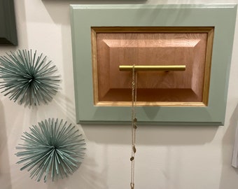 Repurposed Necklace Wall Storage