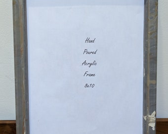 Gray, Tan, White & Copper Marble Pattern 8x10 Picture Frame