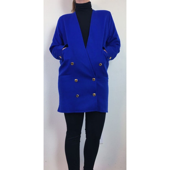 80s Amen Wardy Genny Small Long Line No Lapel Ital