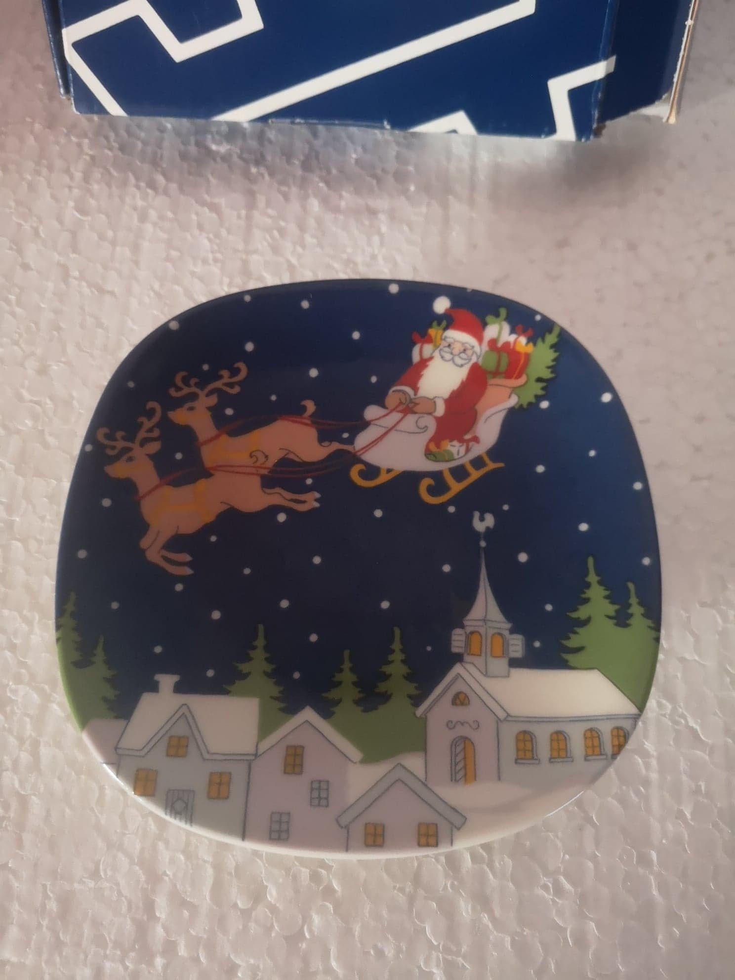 Plaque - Assiette Murale Aux Motifs Noël Saoudite, Art Scandinave Arabia Finland