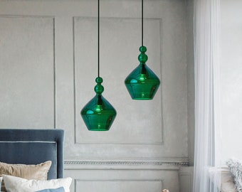 Pendant Lights - Ceiling Light - Blown Glass - Light Fixture