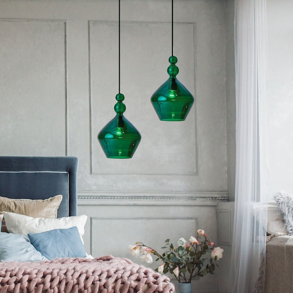 Green Pendant Light Etsy — free download