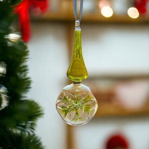 Mundgeblasene Glasverzierung - Weihnachtsbaumspitze - Baumspitze - Kardinal - Verlobungs - Weihnachtsschmuck - ägyptischer Schmuck