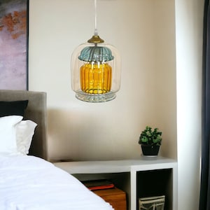 Ceiling light - Modern pendant light - kitchen island light - ceiling light fixture - blown glass pendant - Blown Glass - pendants lights