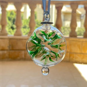 Mundgeblasene Glasverzierung - ägyptischer Schmuck - Weihnachtsbaumspitze - Baumspitze - Kardinal Weihnachtsverzierung - Verlobung Weihnachtsschmuck