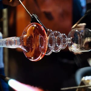 Handmade Onyx and Frosted Glass wall sconce - Brass Finish Light Fixture - Artisan Wall Lighting image 3