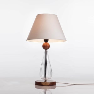 Modern Table lamps , Home decorative bedside lamps , bedside lamp pair , nightlights , blown Glass bedroom lamp , Desk lamp , Table lamp image 1