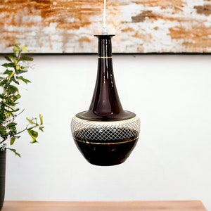 Hand blown glass pendant light - Blown Glass pendant light - Kitchen Island ceiling light - pendant light for kitchen island - light fixture