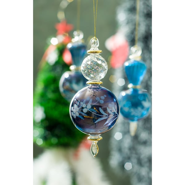 Egyptian christmas tree topper | christmas decor | antique christmas ornaments | hand blown glass ornaments for christmas decoration