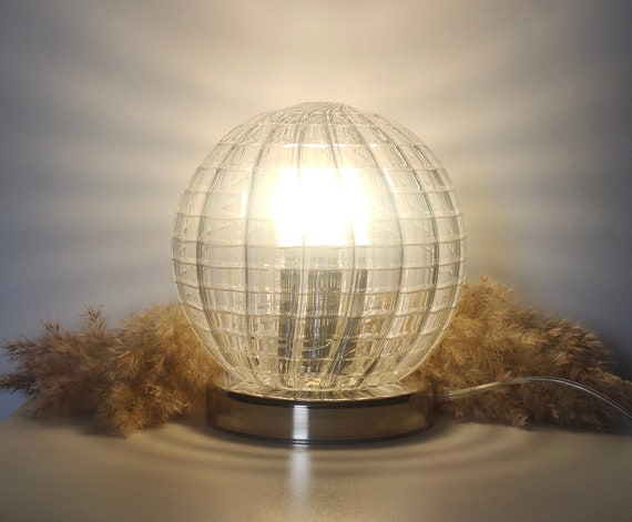 Buy Handmade Circular Clear Table Lamp Bedside Lamp Vintage Table