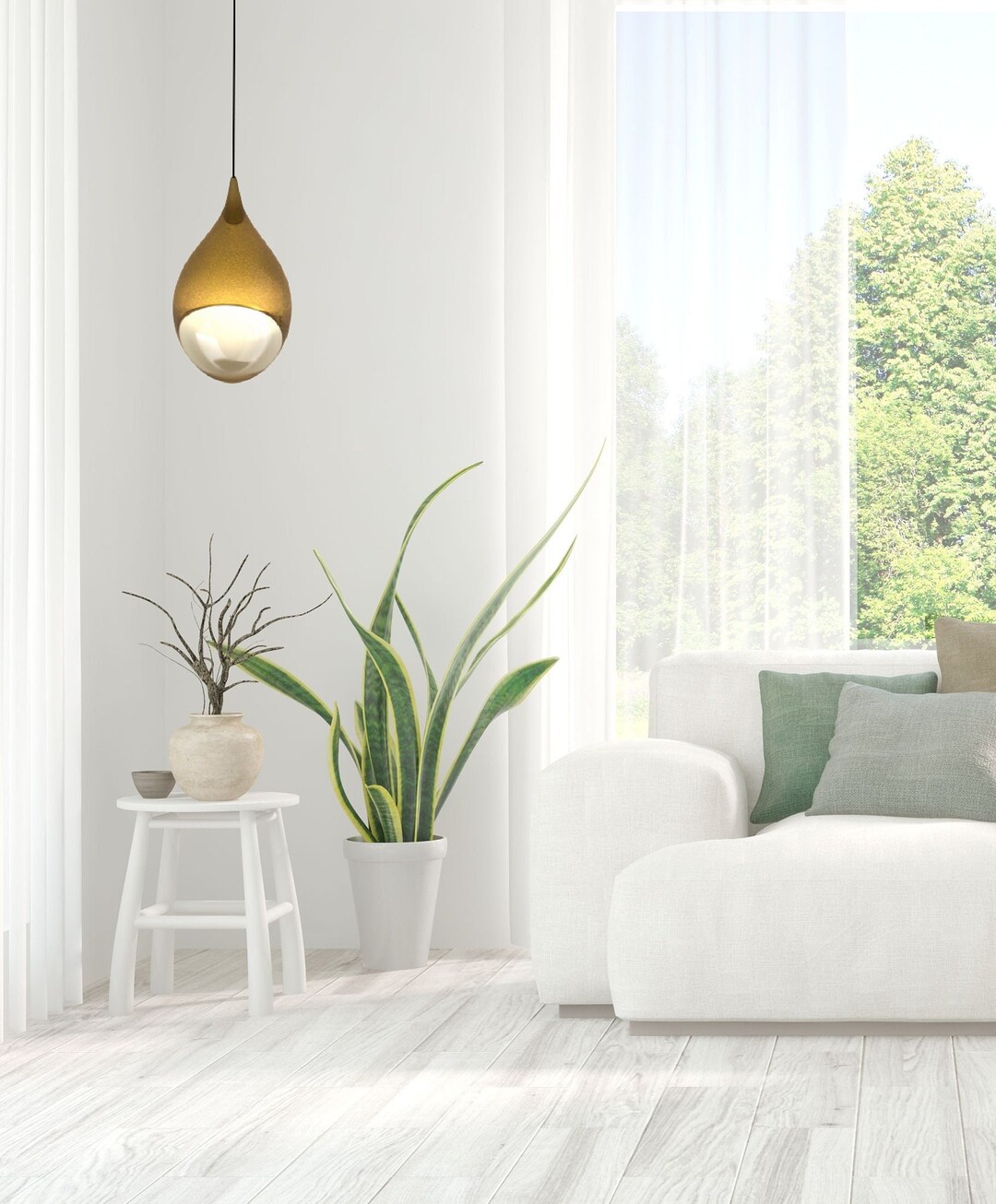 Blown Glass Kitchen Island Light Modern Pendants Lights Etsy