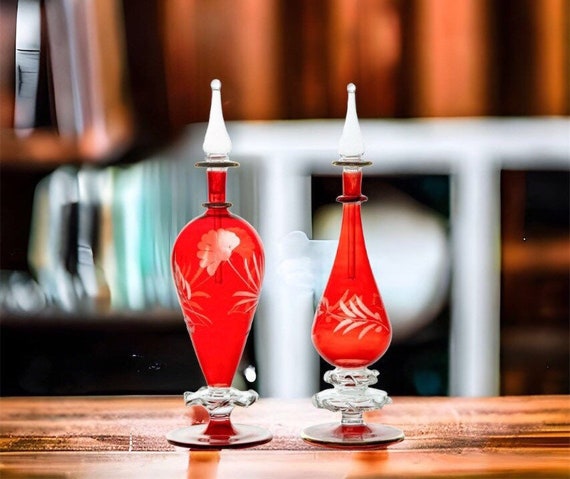 Colorful Blown Glass Bottles