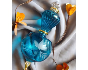 Gravierte Baumspitze Ornament, Glasmalerei Weihnachtsschmuck, erste Weihnachten Verlobung Einweihungsparty Geschenk, ägyptische Ornament